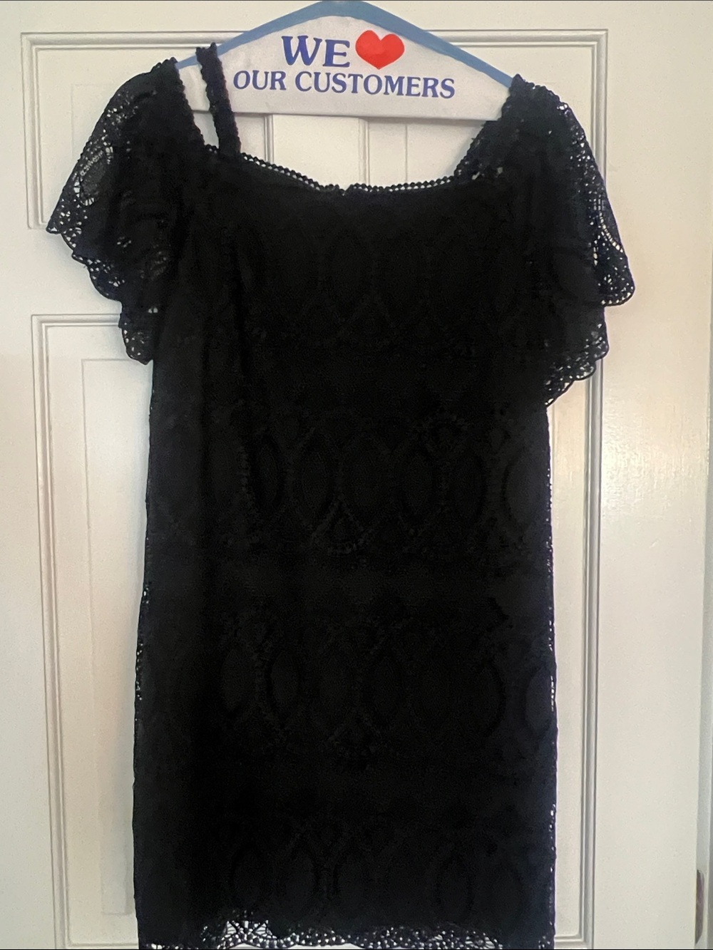 Black lace lbd